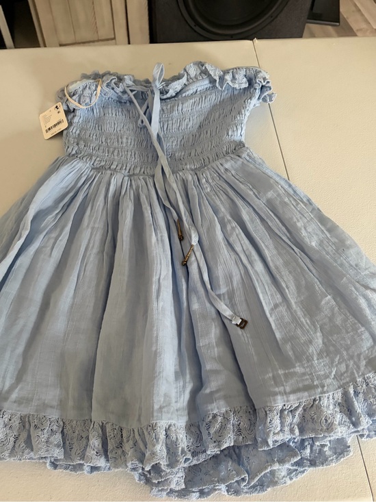 Free People Dresses & Skirts - NWT. Free People Light Blue' Smocked Summer MiniDress
